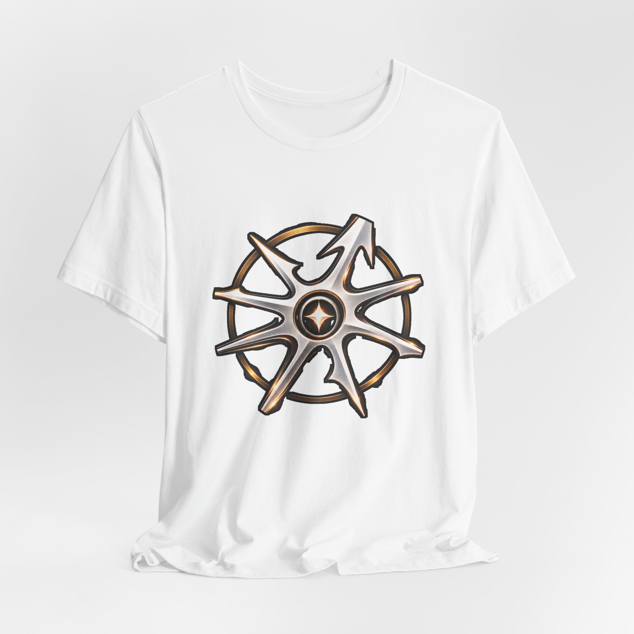 Disruptarian Compass Tee White – view 8 mockup
