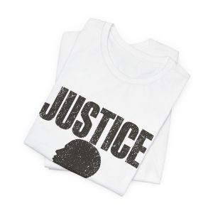 Justice for Juicy Tee White – White – product mockup