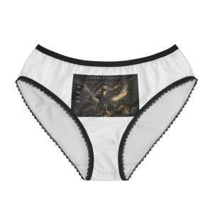 Conscience Before Kings Panties – White / Black Trim – product mockup