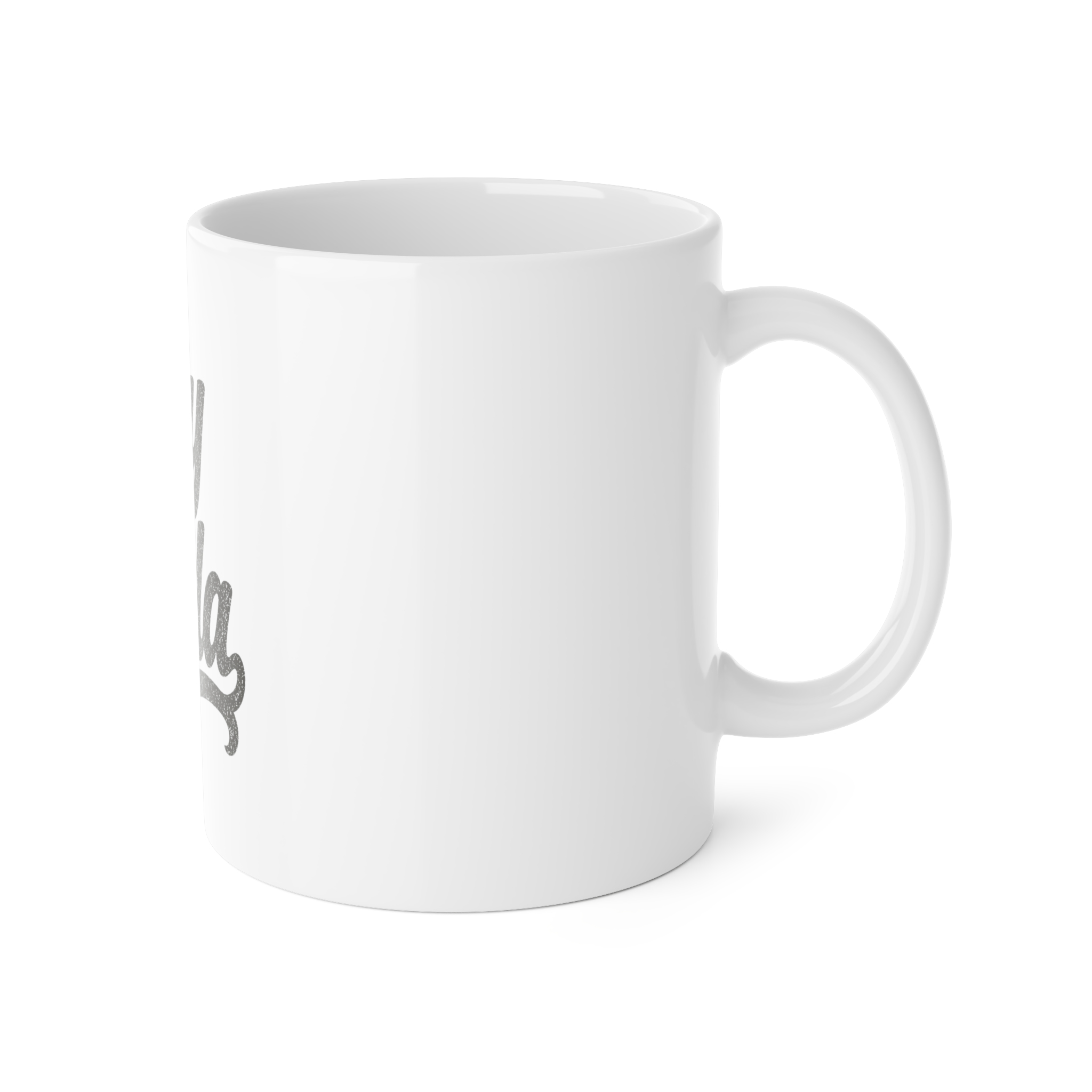 My Nilla Mug – Dark Print – view 3 mockup