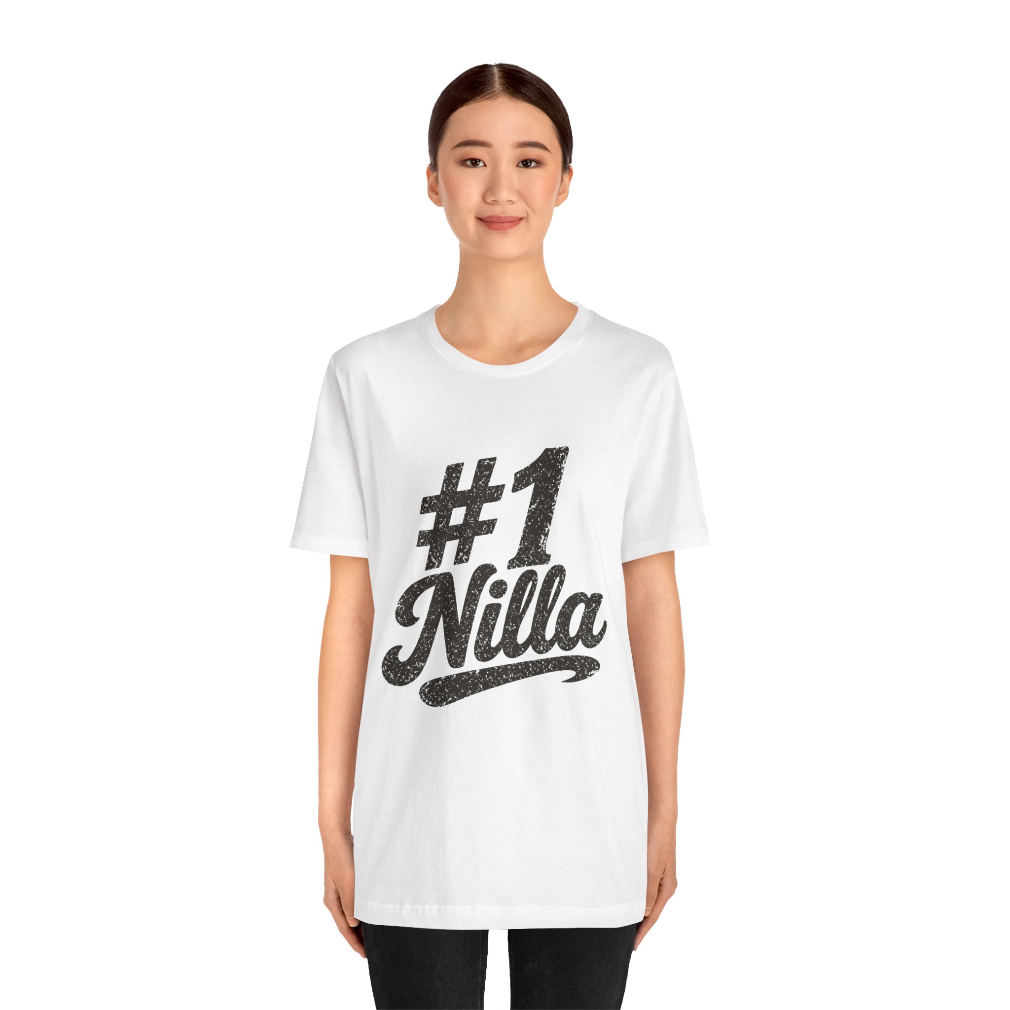 #1 Nilla Tee White – view 1 mockup