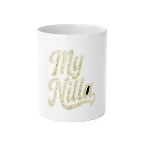 My Nilla Mug – Cream Print – White – product mockup