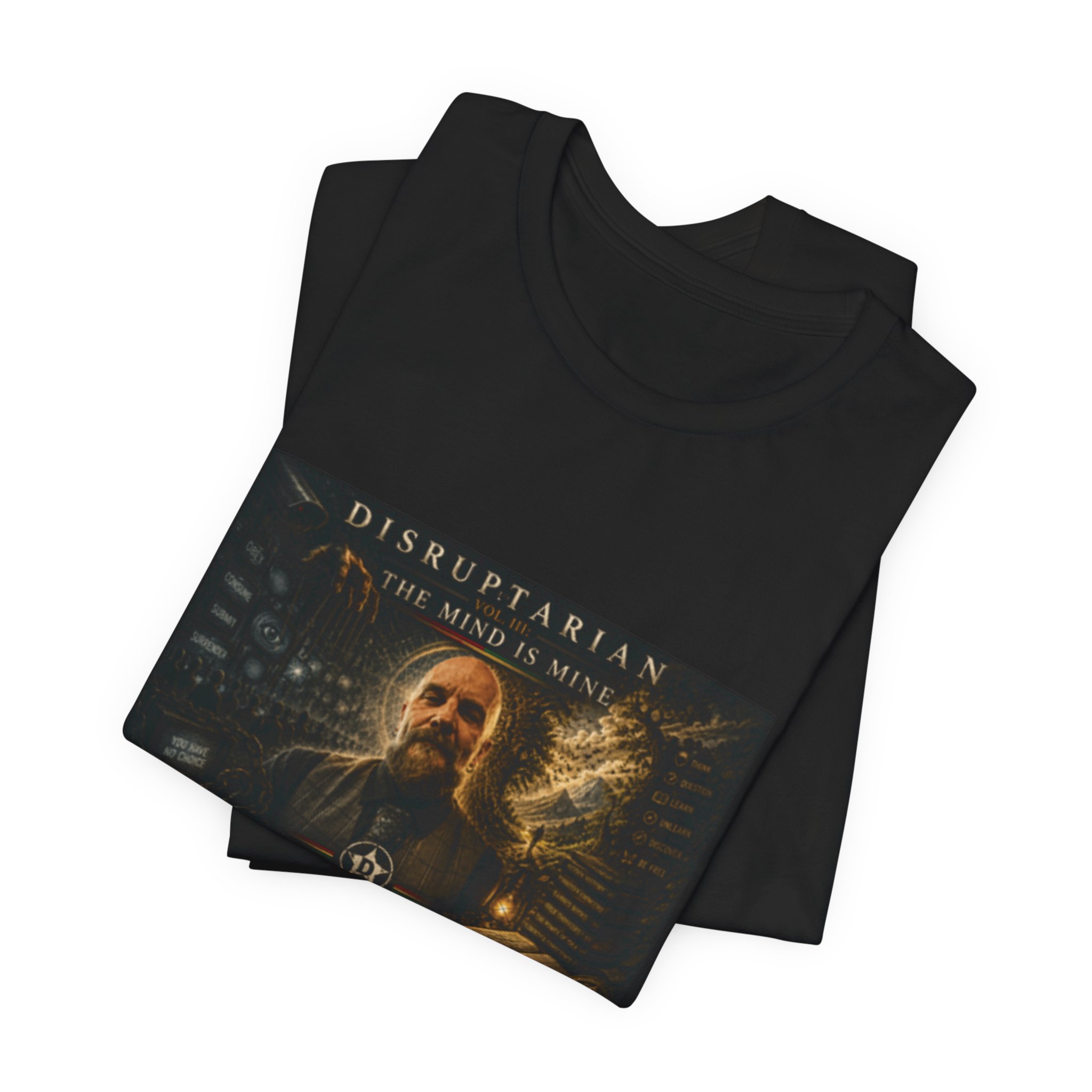 The Mind Is Mine Tee Black – view 2 mockup