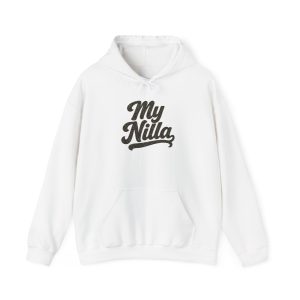 My Nilla Hoodie White – White – product mockup