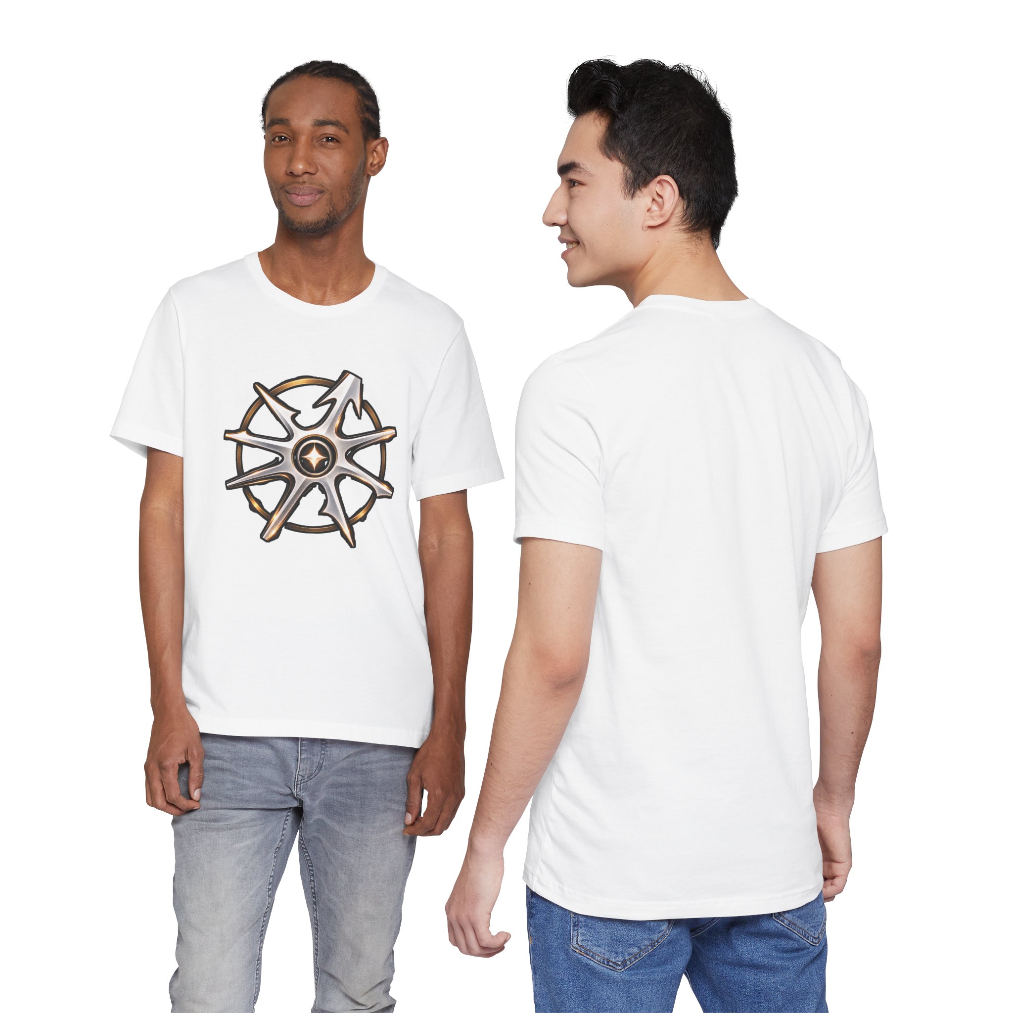 Disruptarian Compass Tee White – view 7 mockup