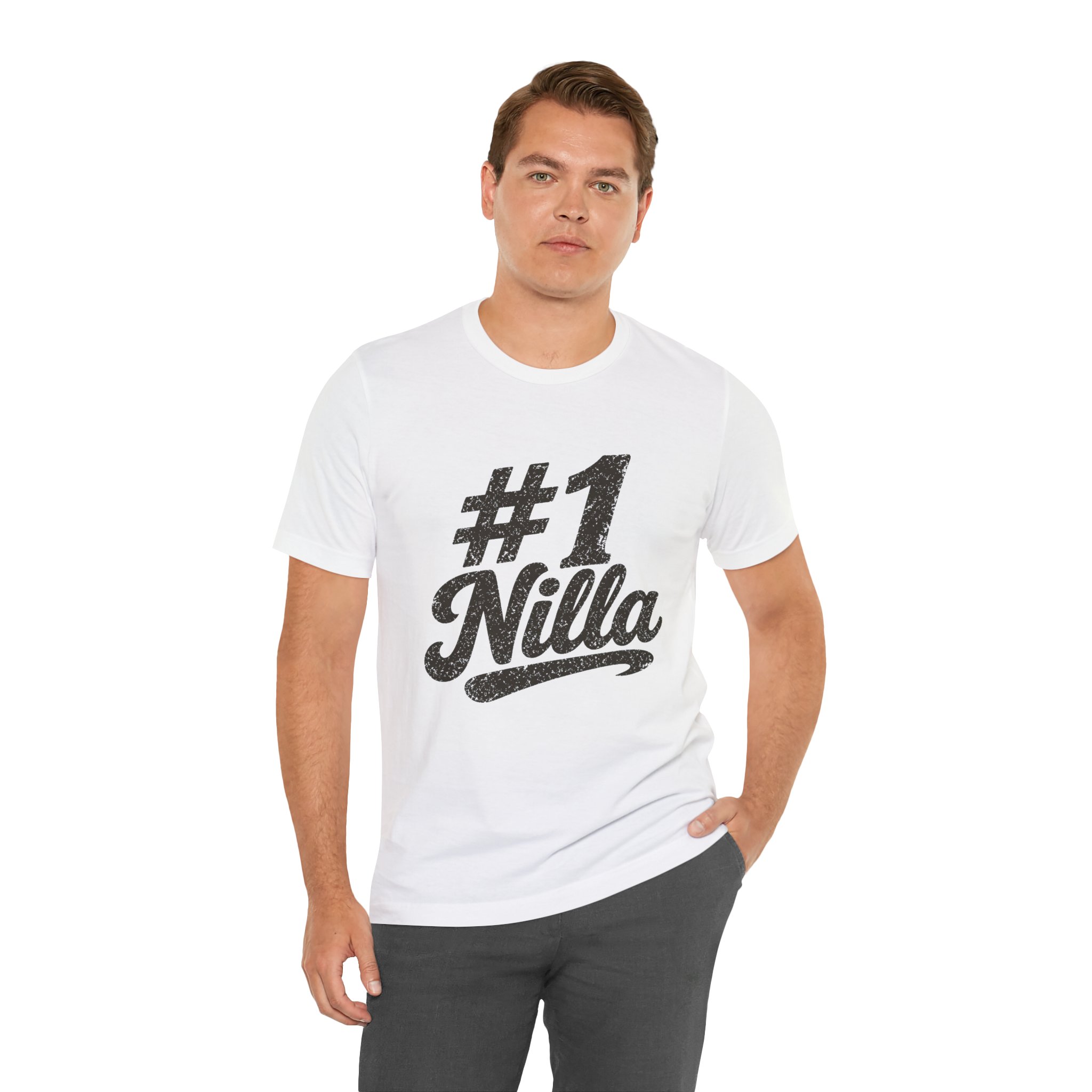#1 Nilla Tee White – view 4 mockup