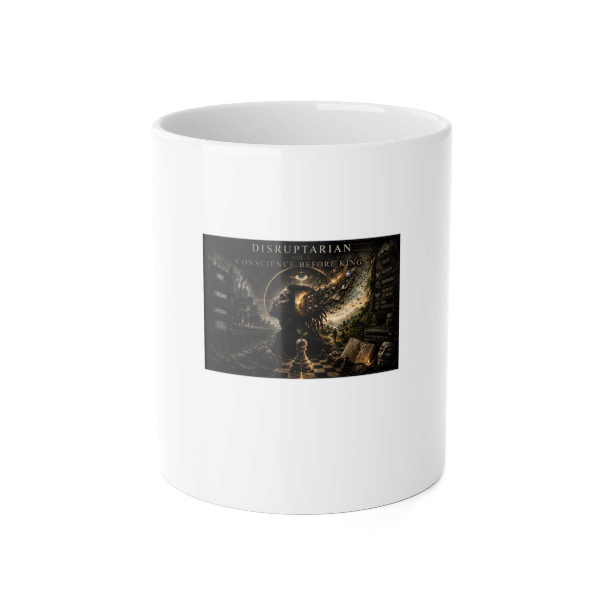 Conscience Before Kings Mug – White – product mockup