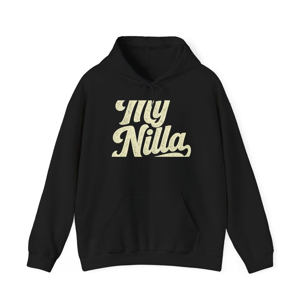 My Nilla Hoodie Black – Black – product mockup