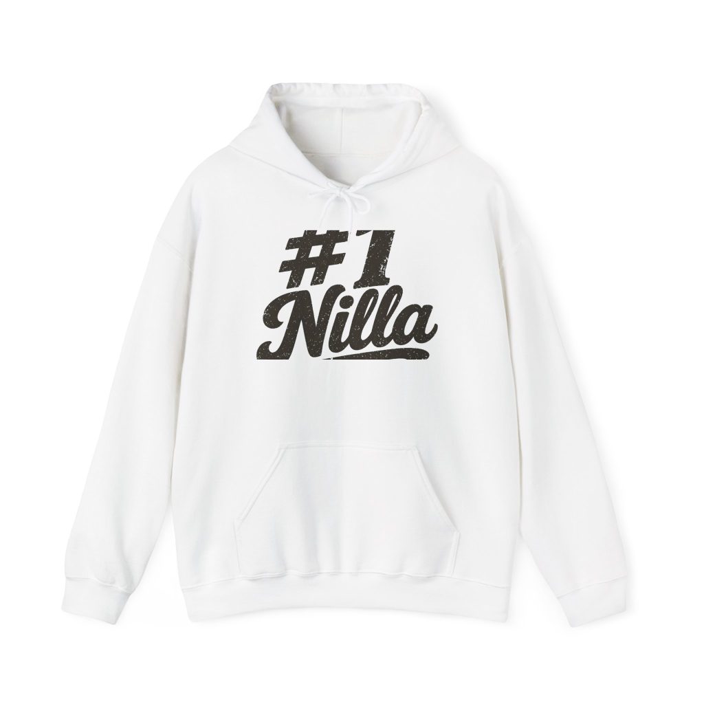 #1 Nilla Hoodie White – White – product mockup
