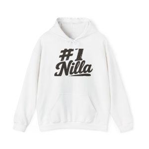 #1 Nilla Hoodie White – White – product mockup