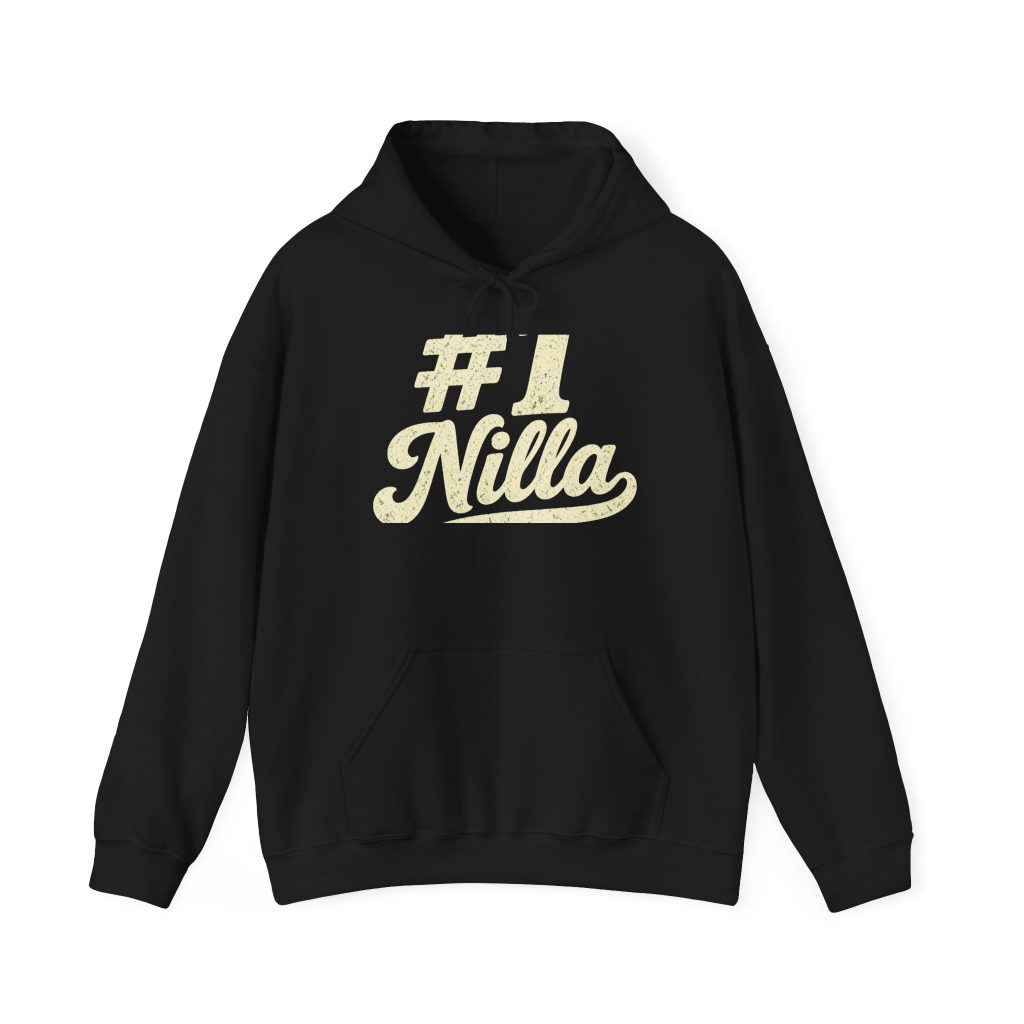 #1 Nilla Hoodie Black – Black – product mockup