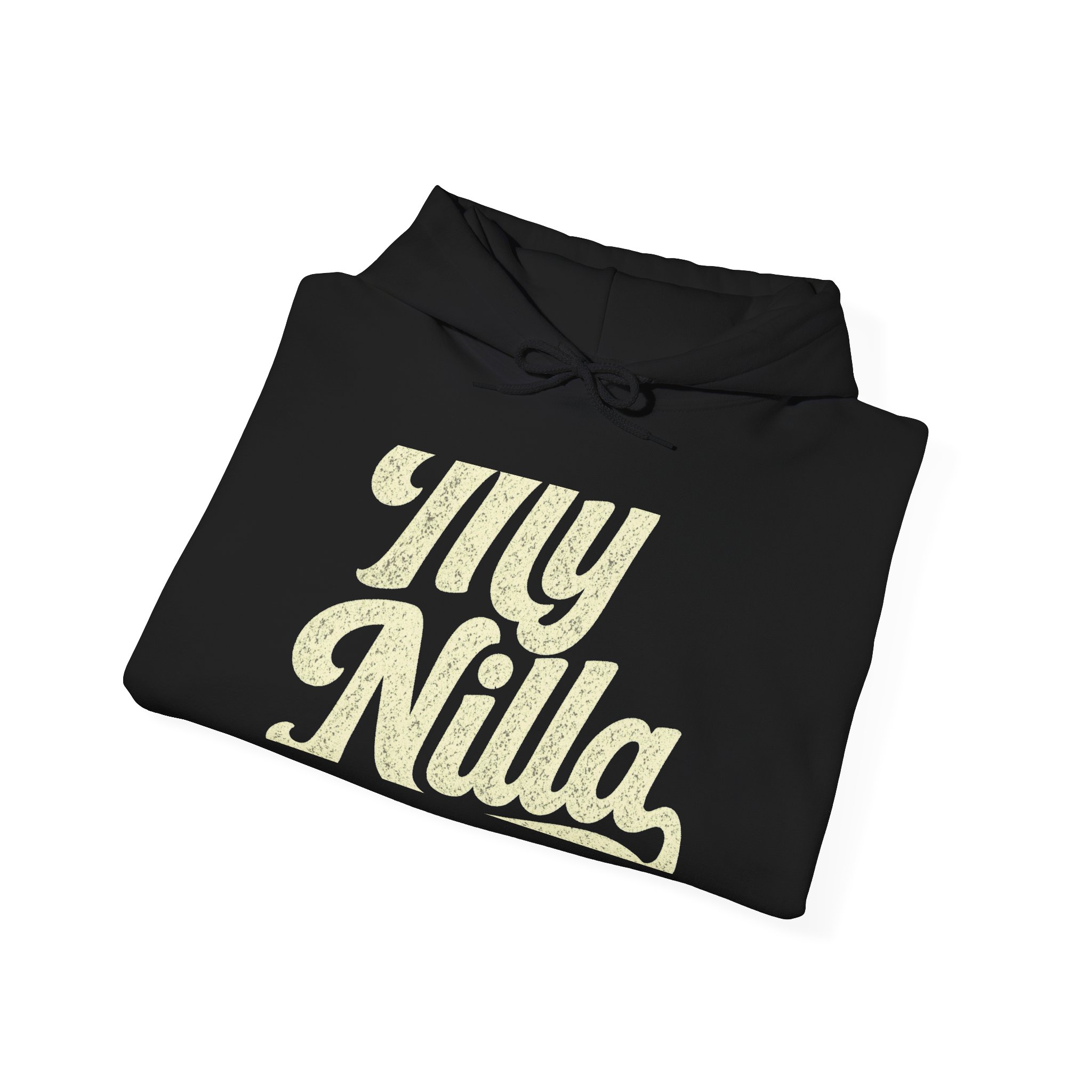 My Nilla Hoodie Black – view 3 mockup